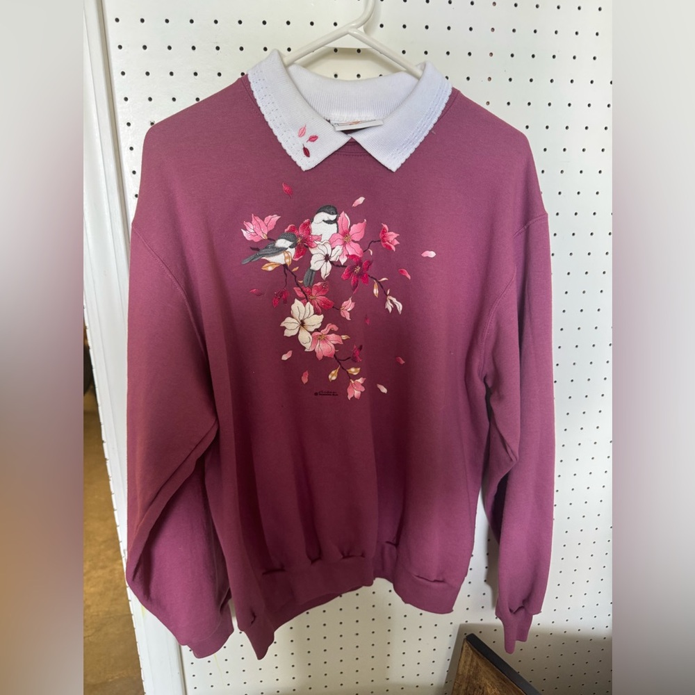 Vintage collared morning sun sweater